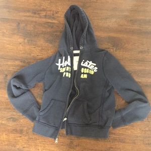 A Navy Hollister Light Jacket Youth Large